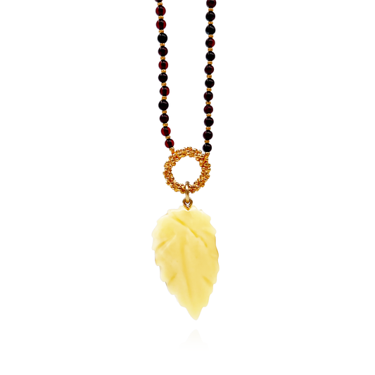 Amber necklace "Tree of Paradise"